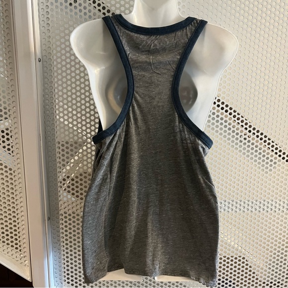 Chaser Rock & Roll USA Racerback Tank Top Size Medium in Grey and Red Font NWT - Picture 3 of 9